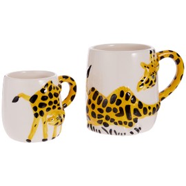 Price and Kensington Set of 2 Parent and Child Giraffe Mugs