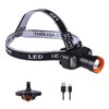 VAVOFO LED Headlamp 2400mAh Rechargeable, 2000 Lumen Bright, Zoomable, Waterproof