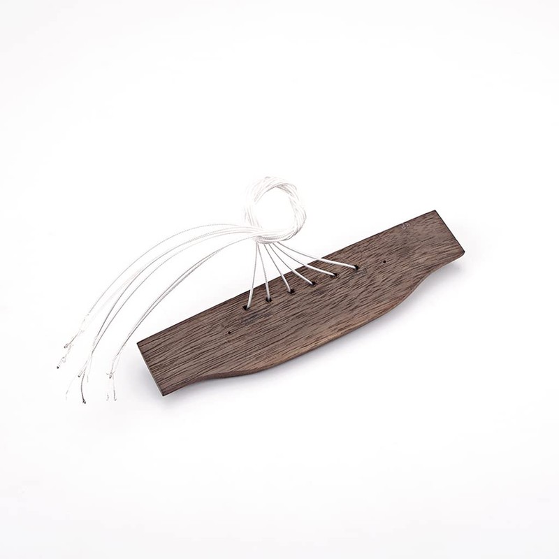 Alnicov Rosewood Guitar Bridge with Insert Piezo bridge Pickup for
