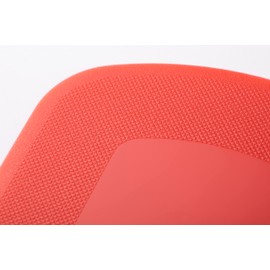KAI DL7034 KAI Embossed Scraper, Red, Non-Stick, Bready SELECT Made in Japan