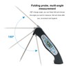 Food Thermometer, Foldable Meat Thermometer with Multiple Angles, Fast Digital