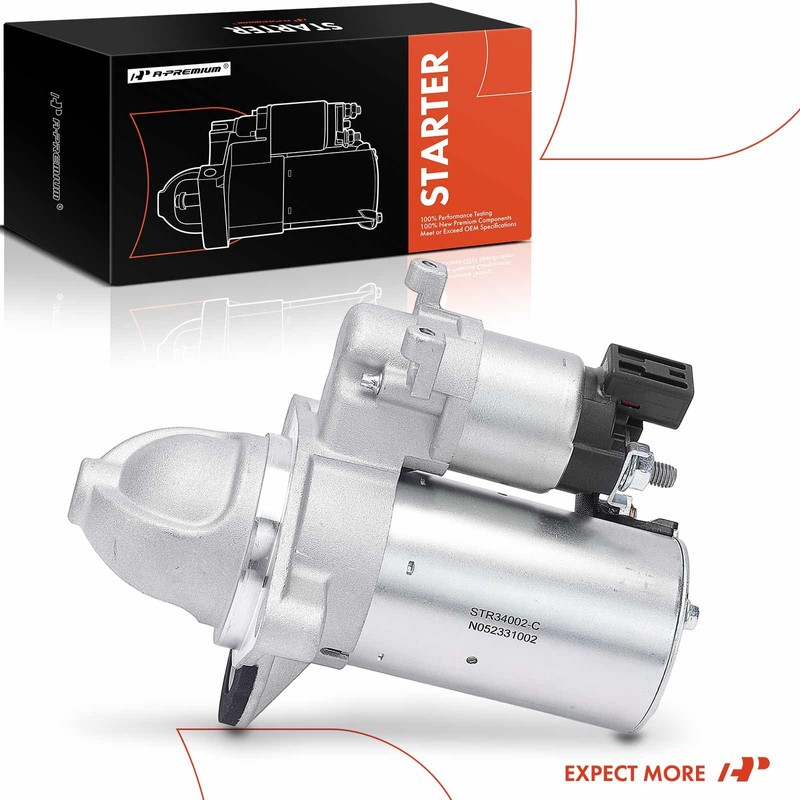 A-Premium Starter Motor Compatible with Hyundai Genesis 2014-2016 & Genesis