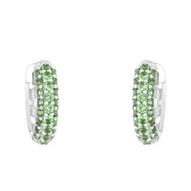 Prinzessin Lillifee Hoop Earrings 925 Sterling Silver Girls Children's Earrings with Synthetic Zirconia 1.2 cm Silver Comes in Jewellery Gift Box, small, Sterling Silver, Cubic Zirconia
