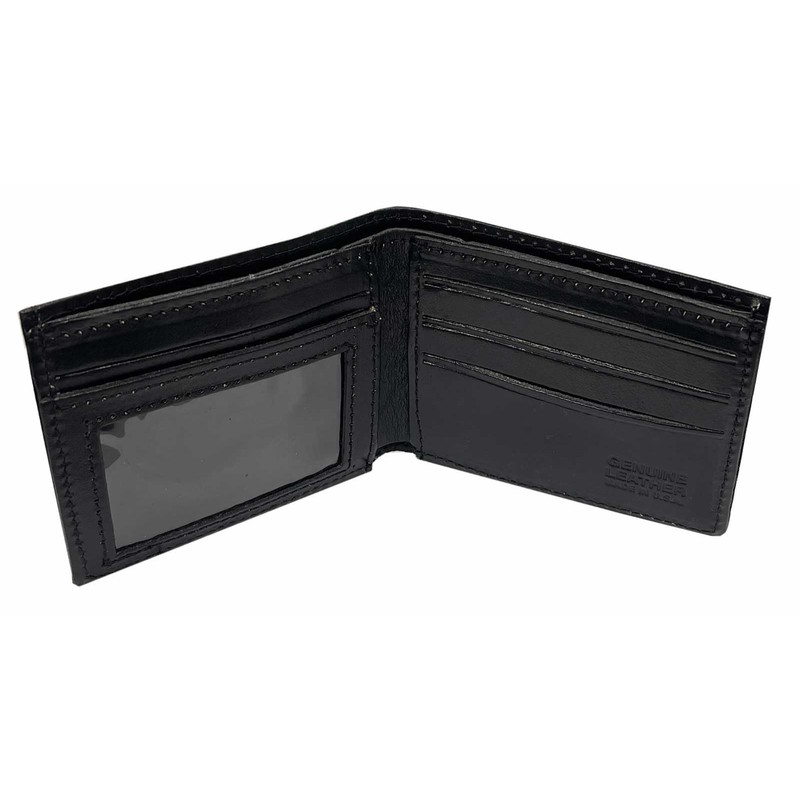 Mascorro Men's Open Wing Eagle Slim Billfold Leather Wallet -