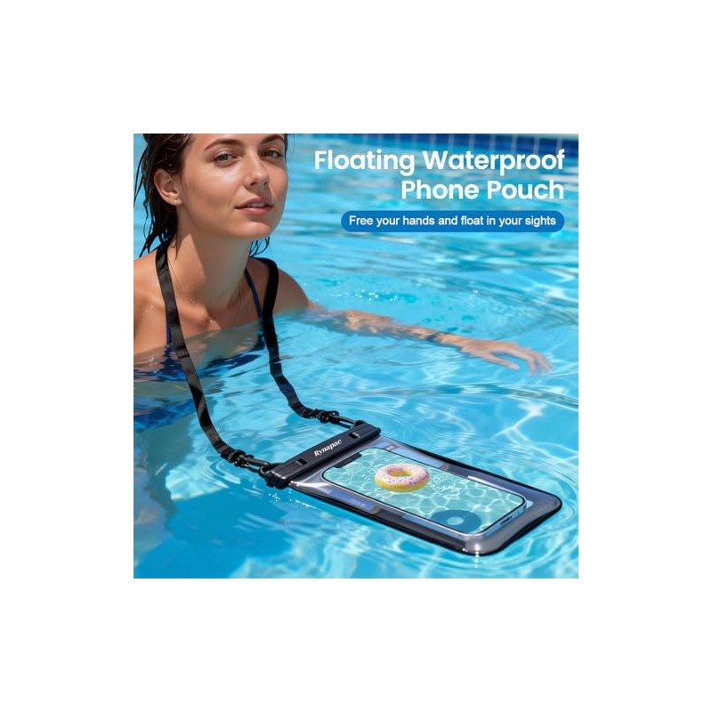 Rynapac Waterproof Phone Pouch - 2 Pack for iPhone &