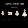 Beautiful Wedding Stickers and True Love Stickers for Scrapbooking, Invitations