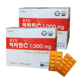 Chong Kun Dang Vitamin C 1000mg 400 tablets, 400 day supply / 종근당 비타민C 1000mg 400정 400일분