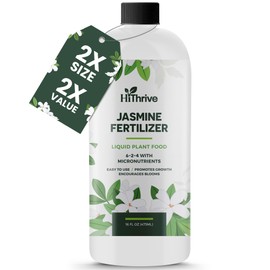 16oz Liquid Jasmine Fertilizer - Makes 96 Gallons of Liquid Jasmine Plant Food for Houseplants, Outdoor & Indoor Plant Fertilizer for All Jasmines, 6-2-4 NPK Outdoor & Houseplant Food