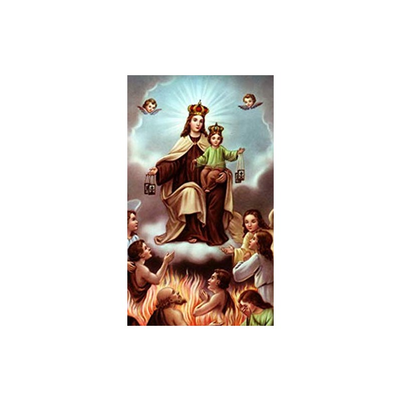 Prayer for The Poor Souls in Purgatory Prayer Card Blessed