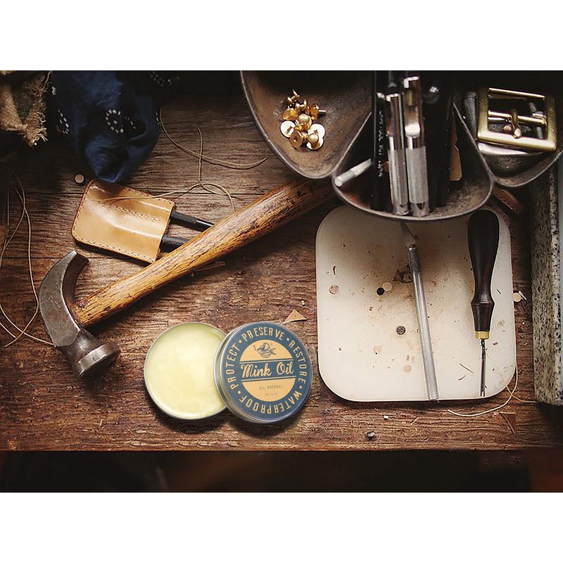 SALTY FISH Mink Oil for Leather Boots, Leather Conditioner and
