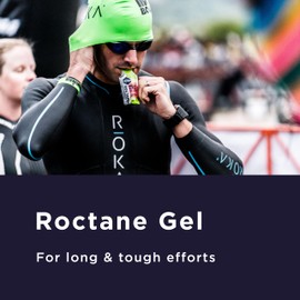 GU Energy Roctane Ultra Endurance Energy Gel, Vegan, Gluten-Free, Kosher, and Dairy-Free On-The-Go Sports Nutrition for Running, Biking, Hiking or Skiing, Sea Salt Chocolate, 24-Count