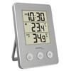 Technoline WS9175 - Bürothermometer, Thermometer, digitales Thermometer mit Innentemperatur, Außentemperatur,