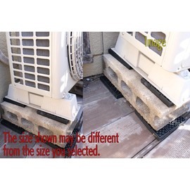 YNAK Anti-Vibration Rubber Mat, Piano, Speaker, Outdoor Unit, Household Equipment, Underlay, Vibration, Vibration, Vibration, Anti-Slip, Stable, Resonance, Soundproofing, Circular Projection, 5.9 x