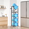 Eocnrhe 2-In-1 5 Gallon Water Jug Holder, 5 Tier Water