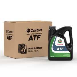 Castrol Heavy Duty Multipurpose Automatic Transmission Fluid, 1 Gallon, Pack of 3