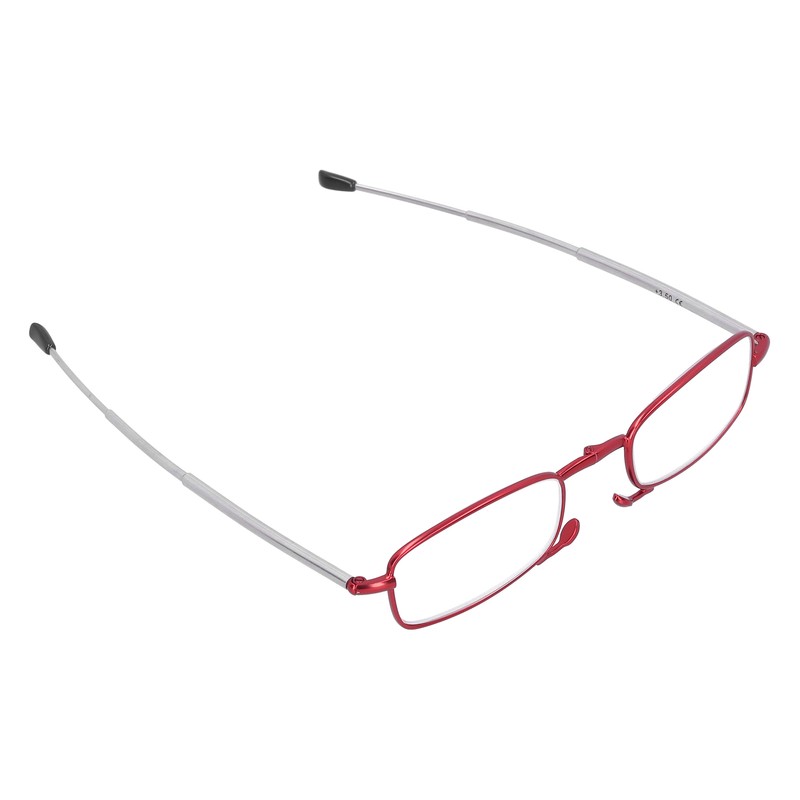 Elderly Foldable Reading Glasses Stainless Steel Blue Light Blocking Presbyopic