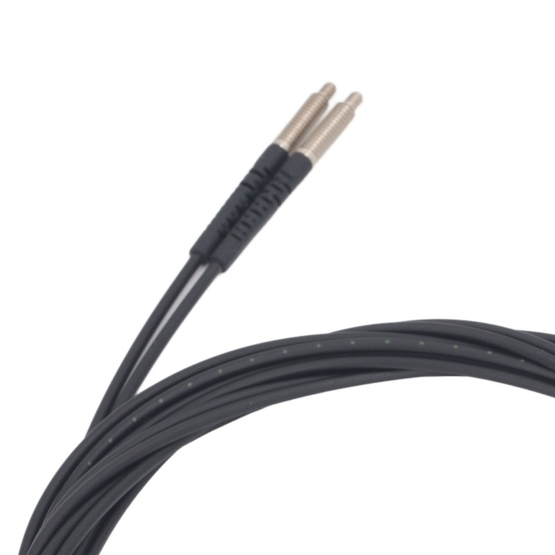 Fiber Optic Sensor 0 to 3600mm Distance Measuring M4 Thread