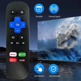 For Roku 2pack Remote Control Replacement for All Roku TV TCL/Hisense/Onn Roku