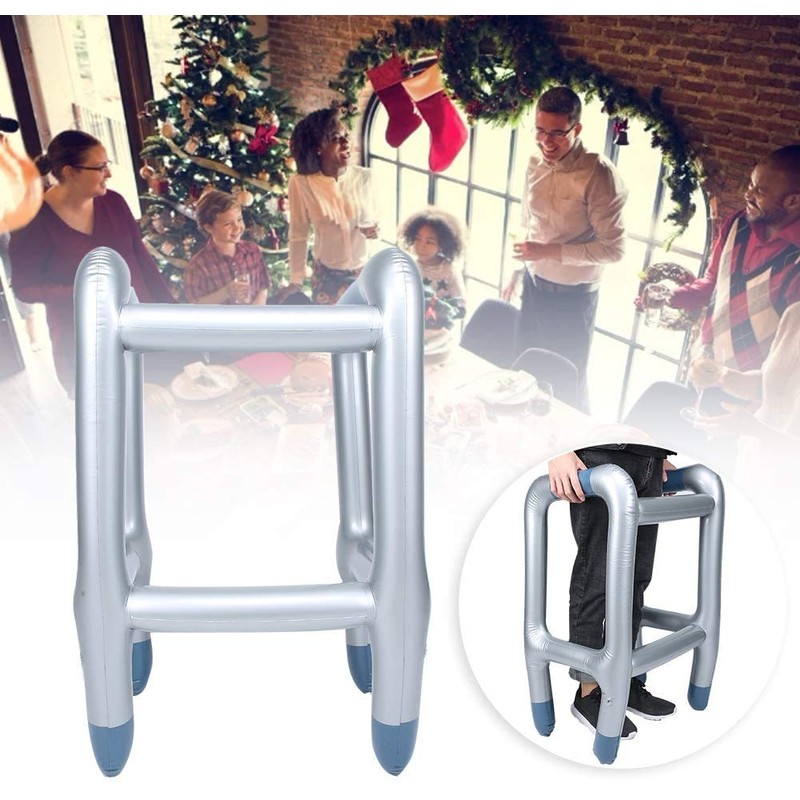 Auto-plaza Inflatable Walking Stick & Zimmer Frame Blow Up Toy