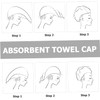 Toalla de Microfibra para Cabello Secado Rápido y Alta Absorción,