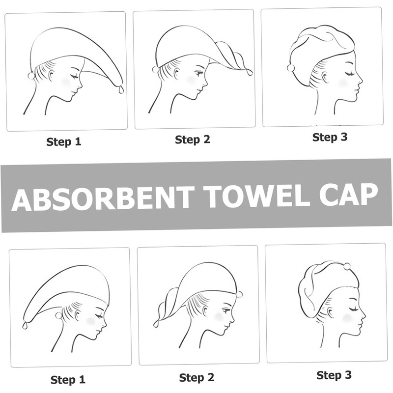 Toalla de Microfibra para Cabello Secado Rápido y Alta Absorción,