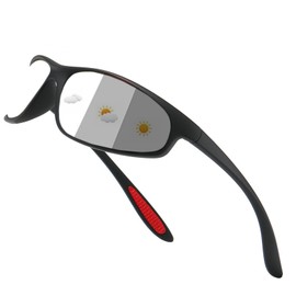 Transition Photochromic full lensReading Glasses Men 2024 Sports Presbyopia Safety Sunglasses Readers F28 (black, 1.5, x)