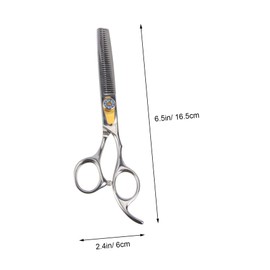 WOONEKY Professional Hair Salon Scissor Stainless Steel Hair Cutting Shear for Home and Barber Use Delicate Teeth Cutter Easy to Clean Resistant Hairdressing Tool