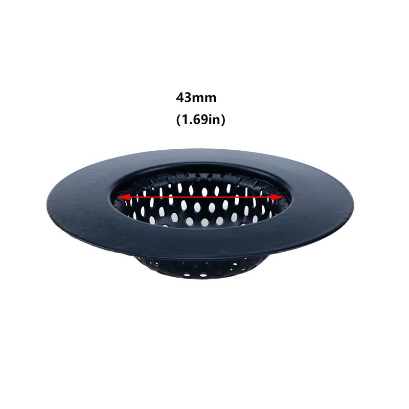 Antrader Kitchen Sink Strainer,3" Top / 1.5" Basket,Stainless Steel Sink
