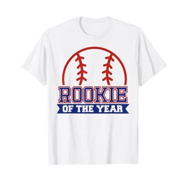 Rookie of Rookie 1st Birthday Baseball Theme Matching Party T-Shirt