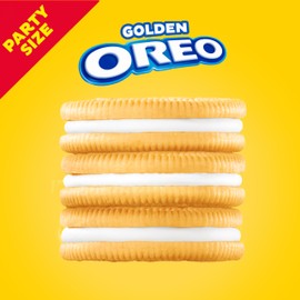 OREO Golden Sandwich Cookies, Party Size, 24.16 oz.