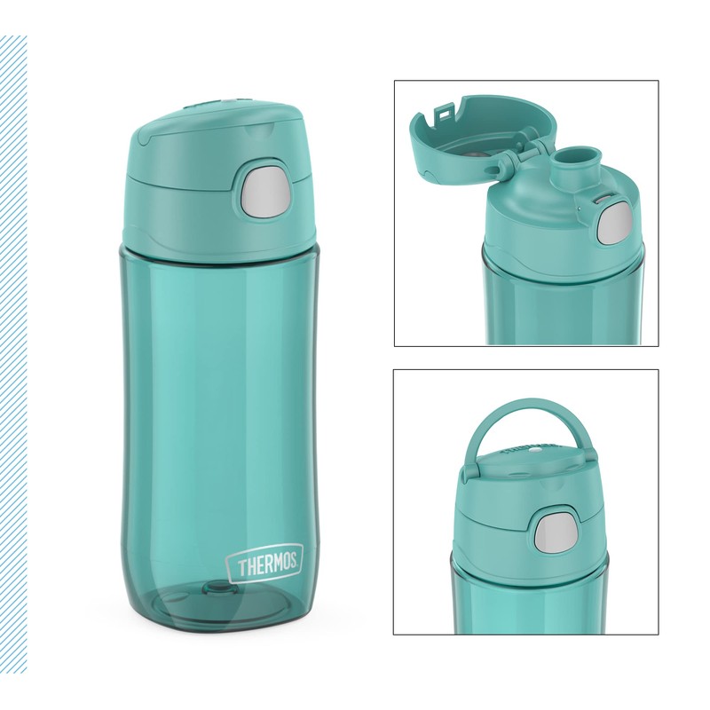 Thermos Kids Funtainer Tritan Bottle, Ocean Teal, Children's Drinking Bottle