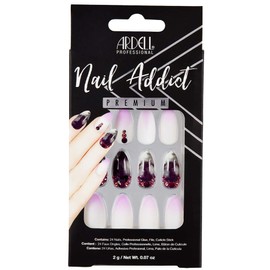 Ardell Nail Addict Premium Artificial Nail Set (Marble Purple Ombre)