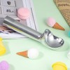Cuchara de helado grande de 7 pulgadas antiadherente y anticongelante,