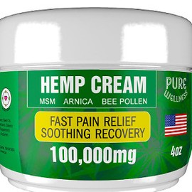 Crema fuerte para aliviar el dolor de cáñamo | Alivio rápido del dolor para articulaciones, músculos, nervios
