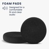 kwmobile 2 x Ear Pads Compatible with Jabra Evolve 20