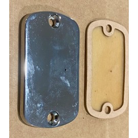 New Reproduction 45057-72 Harley Front Smooth Master Cylinder Cover W Gasket 1972-81 FLH XL #433