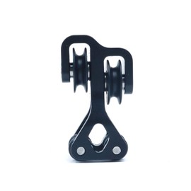 Namvo Archery Compound Bow Cable Slide Aluminum Alloy Archery Bow String Splitter Roller Glide Bowstring Separator Arrow Pulley for Hunting Shooting Black