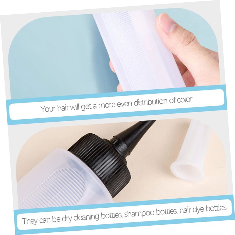 TOVINANNA 2sets Hair Applicator Bottle Refillable Empty Hair Dyeing Bottle