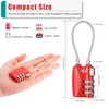 ZHEGE TSA Suitcase Lock Combination Lock 3 Digit Suitcase Lock
