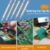 LIDSCURA 5 Pcs Soldering Iron Tips Kit, TS100 Series Rapid