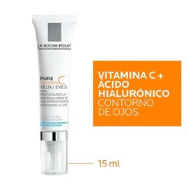 Crema La Roche Posay Contorno de ojos Antiarrugas Pure Vitamin C 15 ml