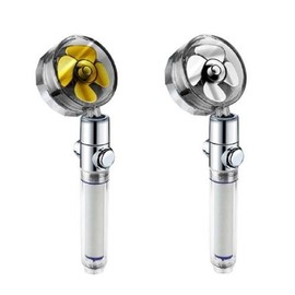 Resell 1200 Turbo fan water pressure control water stop shower chrome/gold Resell 1200 shower gold 3ea
