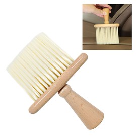 KITUREK Car Interior Cleaning Dust Brush, Ultra Soft Car Detailing Brush with Wooden Handle, High-Density Car Cleaning Tool Brush for Dashboard, Keyboards, Laptop, Sofa, Air Conditioner Vent (Beech)