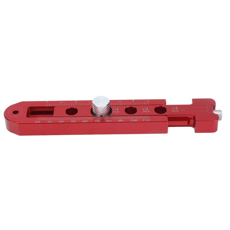 Woodworking Compass Scriber Adjustable Metric British Aluminum Alloy Fixed Point