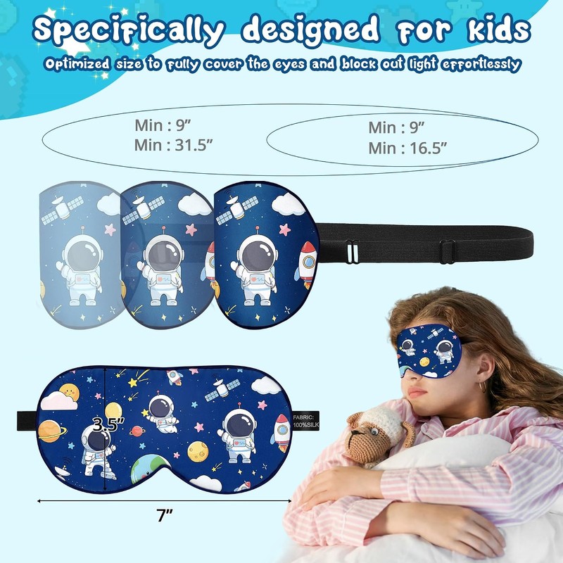 Antifaz de seda para niños estilo espacial – Pyopbow Kids