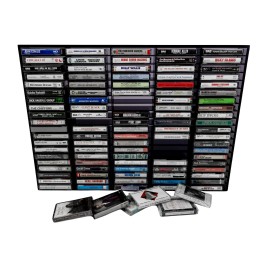 Kingdom 100 Capacity Smoky Color Acrylic Cassette Rack | Storage Rack |
