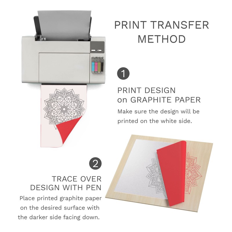 Graphite Paper - Wax Free - Red (20 Sheets)