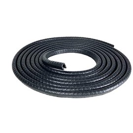 Seal Rubber Edge Trim Black U Channel 0.375" Height, Grip 0.039"-0.093", 25 Feet