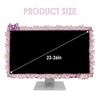 ReignSword 2 Pcs 23''-26'' Cute Computer Monitor Cover with Bow