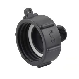 Wantmatch 275 330 IBC Tote Adapter, Food Grade IBC Drain Adapter,Water Hose Male Adapter for Garden Hose,2" coarse Thread X Male 3/4" G Hose